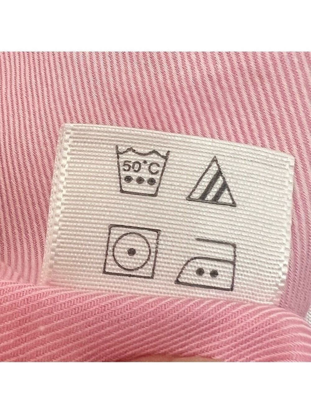 Perry Ellis Portfolio Dress Shirt Mens 16 1/2 34-35 Button Long Sleeve Pink - Picture 13 of 16